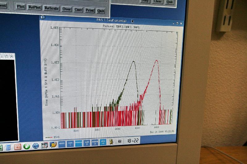 2008-12-15_32 First lifetime GiPS spectra of iron are growing