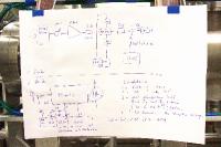 2010-11-11_30 Scheme of chopper electronic. Upper part: pre-pulse generation; lower part: chopper pulse main amplifier using a GHz electron tube.